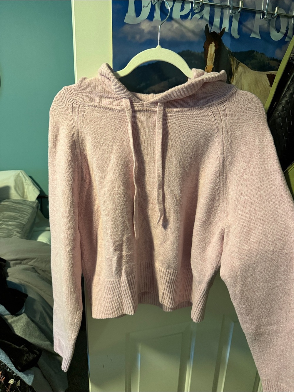 GAP Cashsoft Light Pink Hoodie Sweater